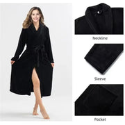 Cozy hooded bathrobe in relaxed fit for lounging at home