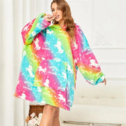 Maanga cozy blanket hoodie in heavyweight 350 GSM polyester