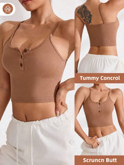 Soft stretch yoga tank top for warm-weather days