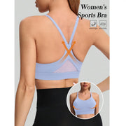Maanga Y-back high-support sports bra with shockproof design
