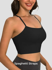 Maanga yoga vest with removable chest pad for custom support
