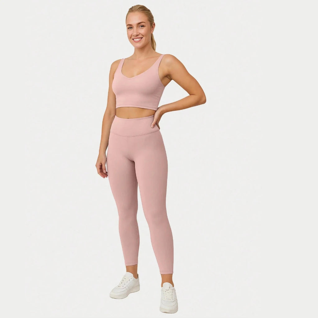 Women's Breathable High Support Yoga Sports Bra With Removable Chest Pads Lightweight Sleeveless Tank Tops for Workout Running