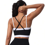 Breathable high-intensity support yoga running vest