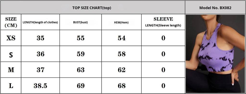 Women's Four-Way Stretch Yoga Vest Tie-Dye Spandex Crop Top for Pilates Fitness Solid Lightweight Breathable Seamless for Girls