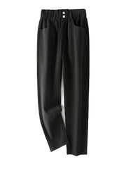 Plus size high waist jeans with smooth supportive midsection