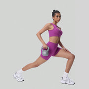 Lightweight 220g seamless yoga set built for movement