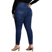 Maanga skinny pencil-leg jeans in medium stone-washed denim
