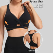 Breathable sports bra yoga vest in soft spandex and nylon blend