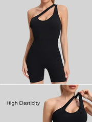 Seamless sports bodysuit in four-way stretch Spandex Nylon blend