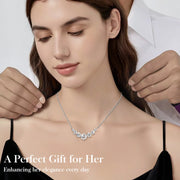 Heart charm moissanite pendant with GRA-certified VVS clarity stone