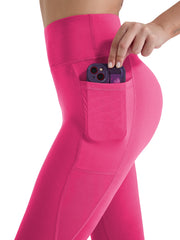 Full-length activewear leggings with handy side pockets