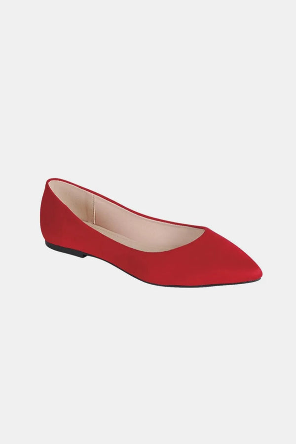 Women Slip-On Loafers – Pointy Toe Flat Loafers