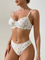 Sexy Lace Lingerie Set for Women — Embroidered 2-Piece - detail