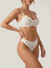 Sexy Lace Lingerie Set for Women — Embroidered 2-Piece - three_q