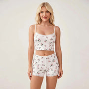 Sheer 2-Piece Nightgown & Bra Set for Women - front